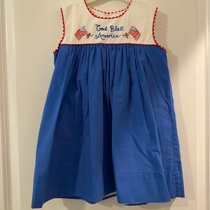 Patriotic dress sz 4T